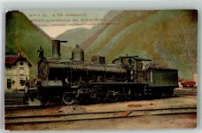 6454 Flüelen Gebrauchsspuren Schnellzug-Lokomotive Gottahardbahn