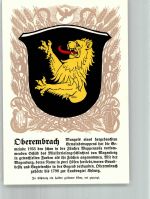 8425 Oberembrach Lithographie Wappen