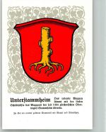 8476 Unterstammheim Lithographie Wappen