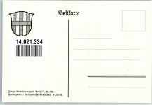 8105 Regensdorf Lithographie Wappen