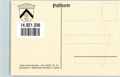 8115 Hüttikon Lithographie Wappen
