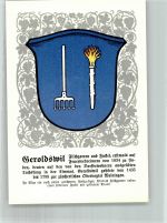 8954 Geroldswil Lithographie Wappen