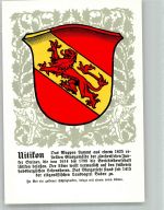 8142 Uitikon Lithographie Wappen