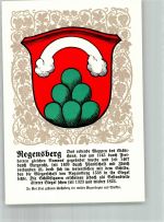 8158 Regensberg Lithographie Wappen