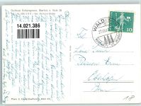 8636 Oberholz ob Wald 1962 Foto AK Gasthaus Kantonsgrenze