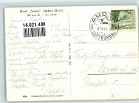 8873 Amden 1956 Winter Hotel Pension Sonne