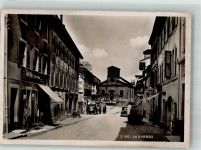 1315 La Sarraz 1932 Foto AK LKW Geschäft Gasthaus