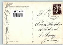 8000 Zürich Sonderstempel Tracht Alphornbläser Ausstellung 1939