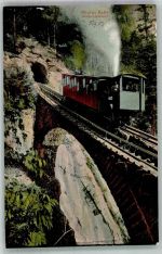 6053 Alpnachstad 1907 Foto AK Zahnradbahn Pilatusbahn