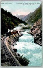 3930 Visp Viège Foto AK Eisenbahn Viege-Zermatt