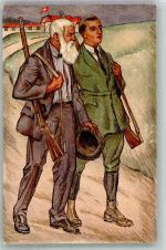 1000 Lausanne Losanna Künstlersteindruck Schützenverein Carabiniers 1824-1924