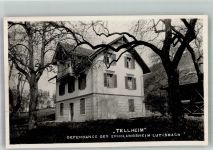 6315 Oberägeri Foto AK Pension Erholungsheim Tellheim Lutisbach