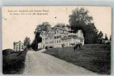 9413 Oberegg 1937 Foto AK Gasthaus Pension Rössli St. Amton