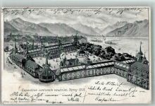 1800 Vevey Foto AK Ausstellung 1901