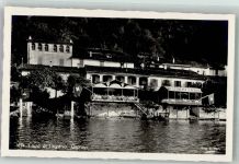 6900 Lugano Foto AK Gasthaus Caprino