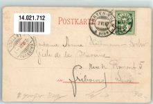 3000 Bern Berne 1902 Gebrauchsspuren Blümlisalp Hotel Gruten Kulm Lithographie großer Bug