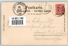 6600 Locarno 1904 Gebrauchsspuren sin. Wielandt, M. Madonna del Sasso Lithographie