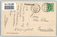 7512 Champfèr 1908 Gebrauchsspuren Piz Corvatsch Reißnagelloch