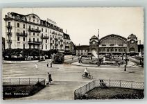 4000 Basel Bâle - Hauptbahnhof Bahnhofsplatz Oldtimer Fahrrad
