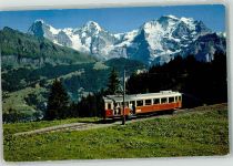 Foto E. Gyger Lauterbrunnen-Mürren Eiger Mönch u. Jungfrau