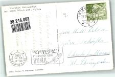 3800 Interlaken - Heimwehfluh m. Eiger Mönch u. Jungfrau