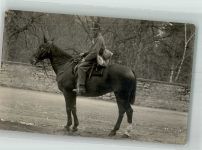 Soldat auf dem Pferd Militär Schweiz