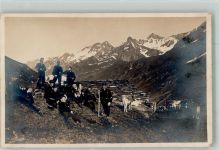 Foto J. Gaberell Kühe Für.-Komp. Feldpost III/26 Militär Schweiz 1926