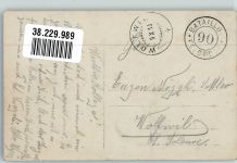 Schuster Feldpost Bataillon 90 Militär Schweiz 1918