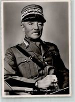 General Henri Guisan in Uniform Militär Schweiz Foto AK