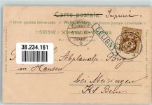Paar in der Tracht aus dem Kanton Waadt Verlag Guggenheim & Co. 10058 Tracht Schweiz 1902