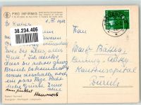 sign. Hainard, Robert Eine Nachtigall Pro Infirmis Schweiz Künstlerkarte