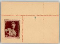 Lausanne Losanna Sonderpostkarte des Internationalen Philatelistenclub Schweizerland Olympia Phila Schweiz 1944