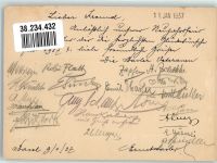 Basel Bâle Einladung zu einer Zusammenkunft bei Schuhmachern Ort lt. Stempel Motiv Schweiz 1937