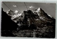 3818 Grindelwald 1957 Foto AK Seilbahn Firstbhahn