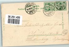 5400 Baden 1902 Foto AK Kurhaus Bahnpost Zug 89 Nr. 21