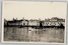 6000 Luzern Lucerne Foto AK Hotel Schweizerhof und Schwanen Seeseite