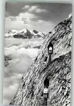 6010 Pilatus Kulm Foto AK Bergbahn Hotel Pilatus-Kulm