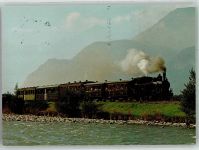 3855 Brienz BE 1981 Foto AK Eisenbahn Dampffzug