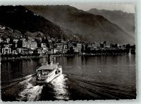 1820 Montreux Foto AK Fliegeraufnahme