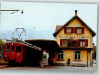 6500 Bellinzona Foto AK Bahnhof Eisenbahn Triebwagen RhB 4/4