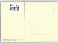 8000 Zürich Lithographie / Künstlerkarte Ausstellung PTT Museum Standesläufer von Zürich 15. Jh.