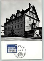 8752 Näfels Sonderstempel Freuler-Palast Marke bildseitig 968