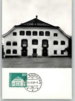 7503 Samedan Samaden Foto AK Planta Haus Marke bidlseitig