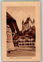 3600 Thun Foto AK Schloss Knaben- Schützenhaus