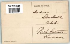 1000 Lausanne Losanna 1907 Foto AK Schloss Marke bildseitig