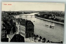 4000 Basel Bâle Foto AK Rhein
