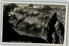 Säntis Foto AK Gasthaus Meglisalp mit säntis