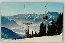 1854 Leysin Winter Skilift
