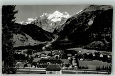 3718 Kandersteg Foto AK Bahnhof Blümlisalp