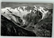 3906 Saas-Fee Foto AK Mischabelkette Feegletxcher Hohbalengletscher